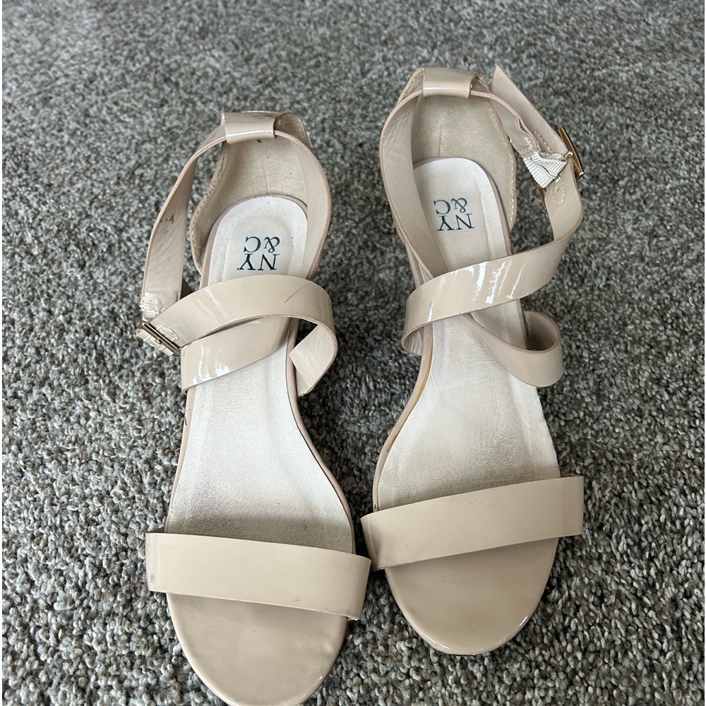 Women’s Nude Wedge Sandals